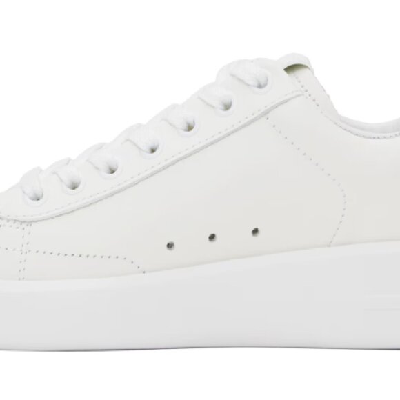 Golden Goose White & Black Purestar Sneakers (size 37IT / 7 US) - Picture 2 of 3